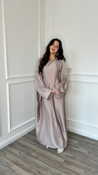 Farah Butterfly Kaftan - Nude