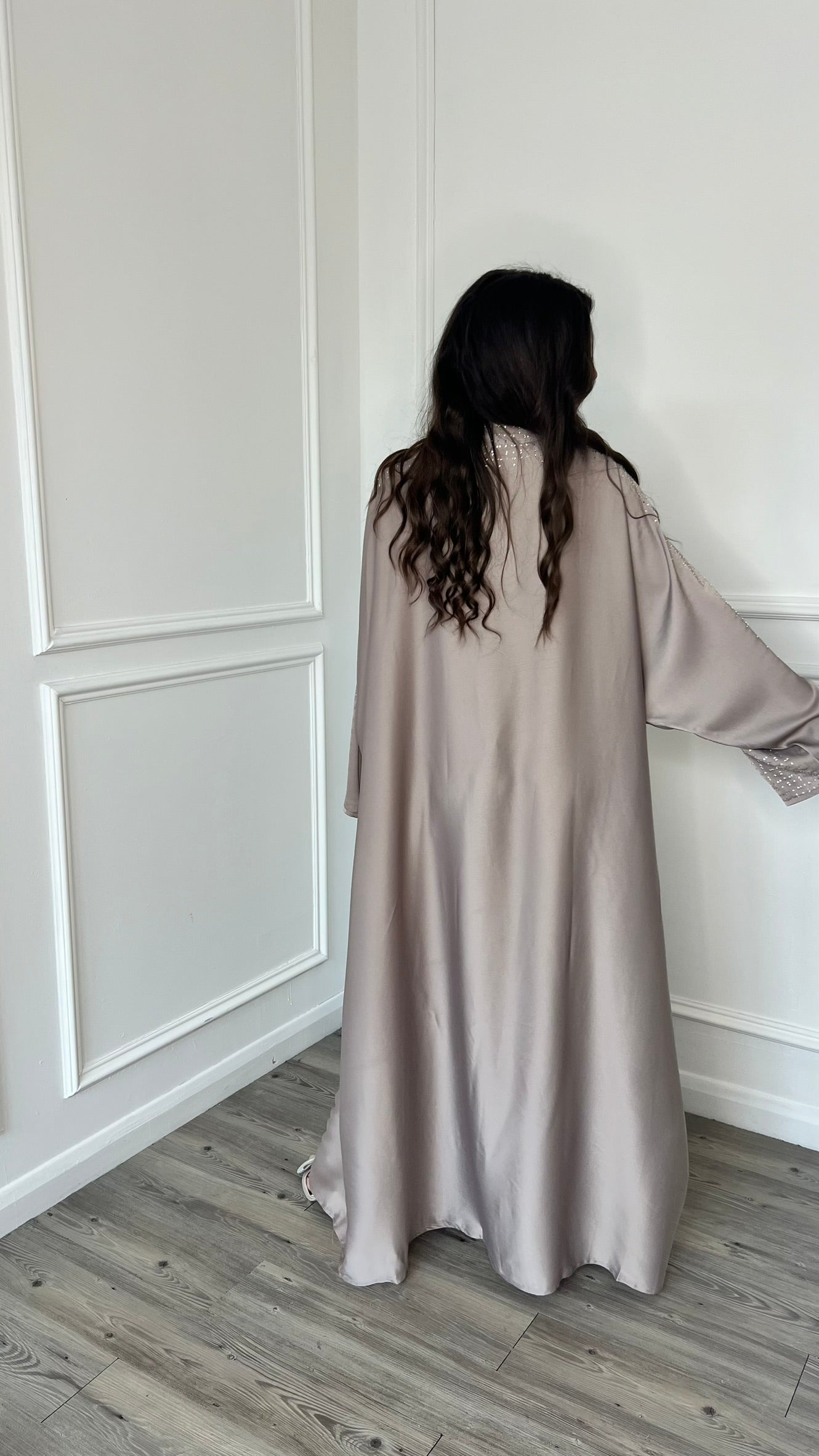 Farah Butterfly Kaftan - Nude