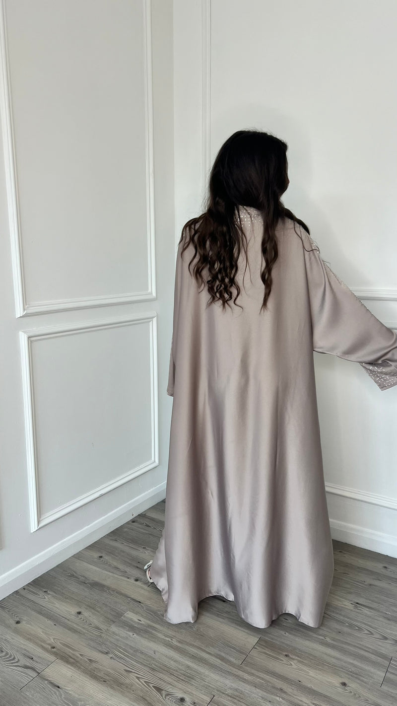 Farah Butterfly Kaftan - Nude