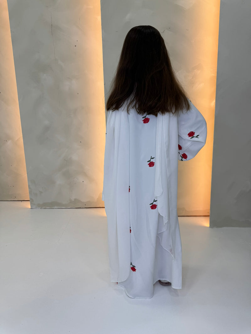 Gul Abaya Girls - White