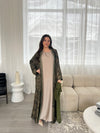 Azra Abaya - Khaki Green