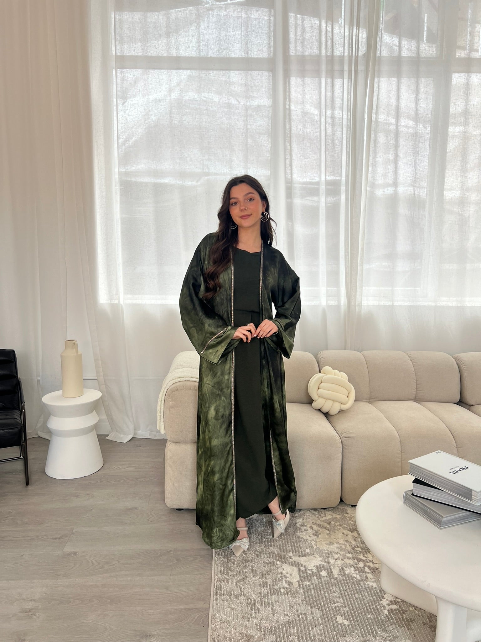 Nora Abaya Set - Green