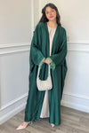 Areza Open Abaya - Green