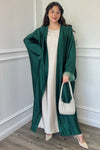 Areza Open Abaya - Green