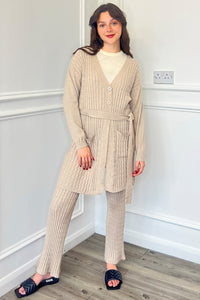 Simi Knitted Co-Ord - Beige