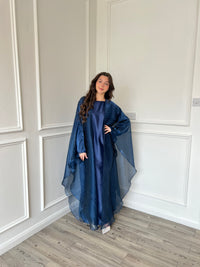 Sasha Cape Abaya - Navy