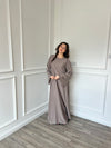 Basic Linen Dress - Taupe