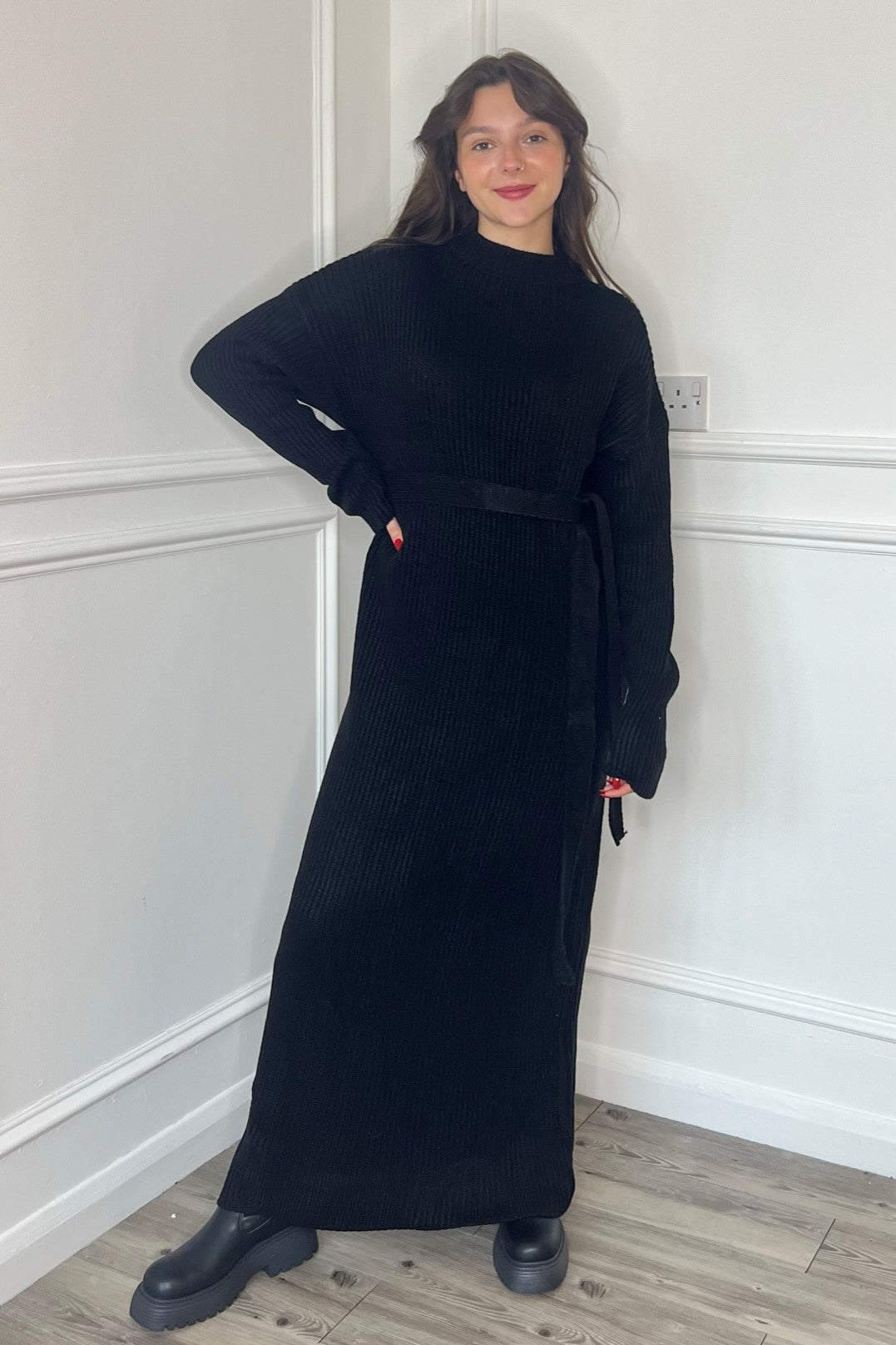 Long Sleeve Maxi Modest Jumper Dress | Modest Clothing – Femme Couture