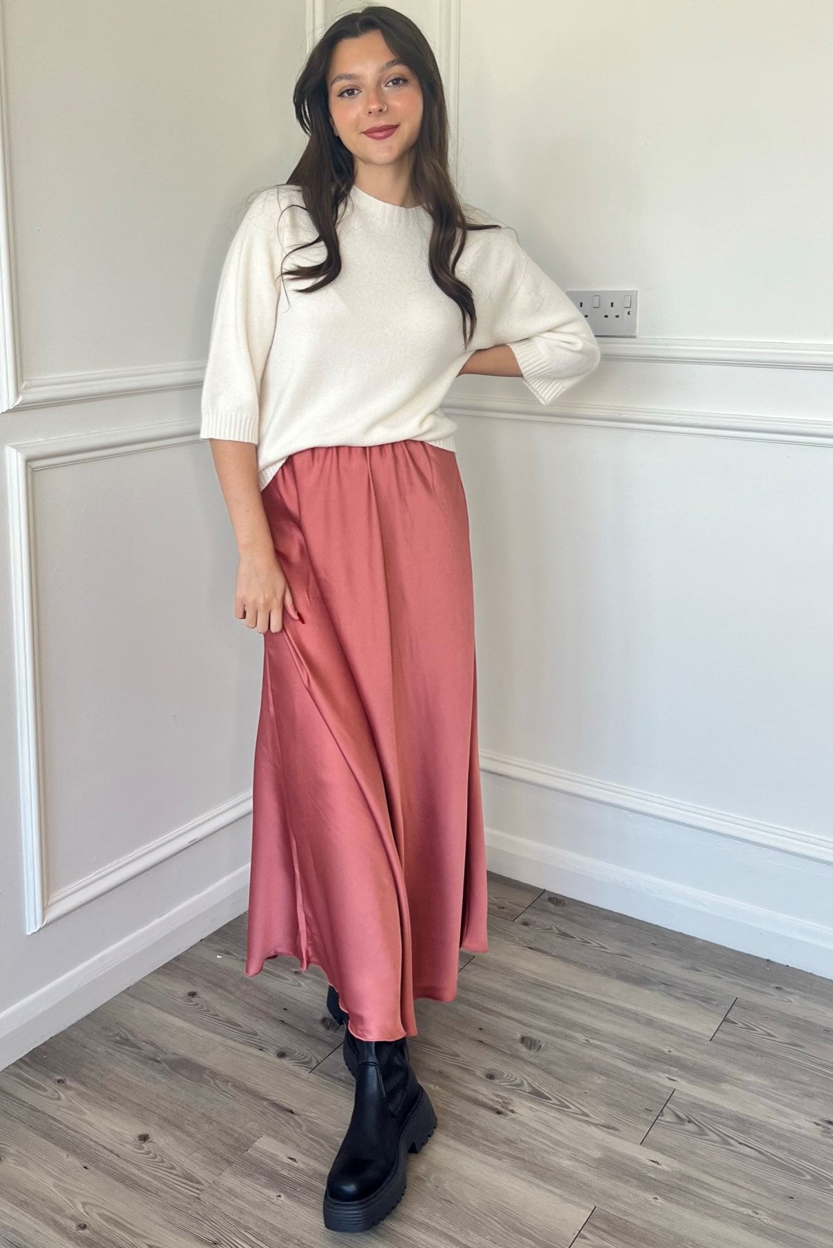 Naya Maxi Skirt - Pink