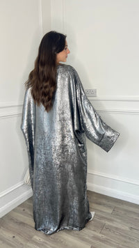 Alora Abaya - Silver Grey