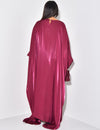 Danya Kaftan Dress - Burgundy