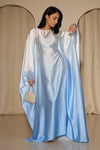 Ombre Kaftan Dress - Light Blue