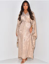 Roha Kaftan Dress - Deep Gold