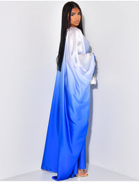 Ombre Kaftan Dress - Royal Blue