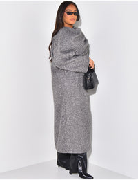 Ria Scarf Coat - Grey