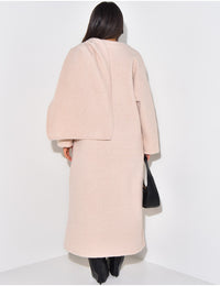 Ria Scarf Coat - Beige